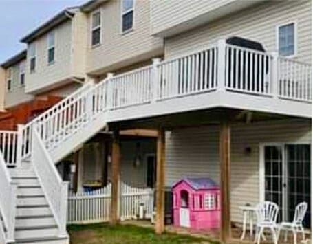 deck in central pa built by reinert brothers construction