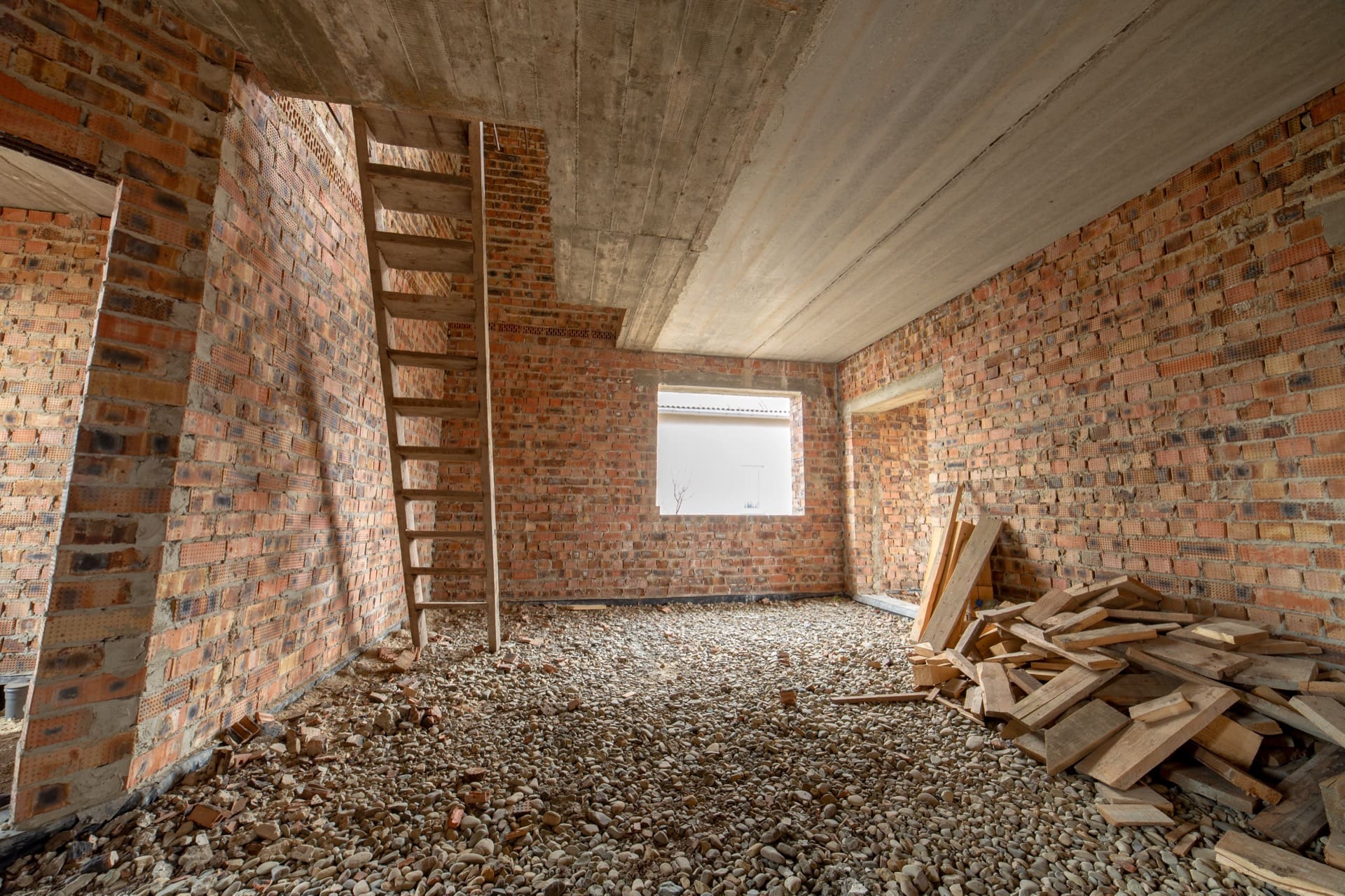 unfinished basement in York PA in need of remodeling