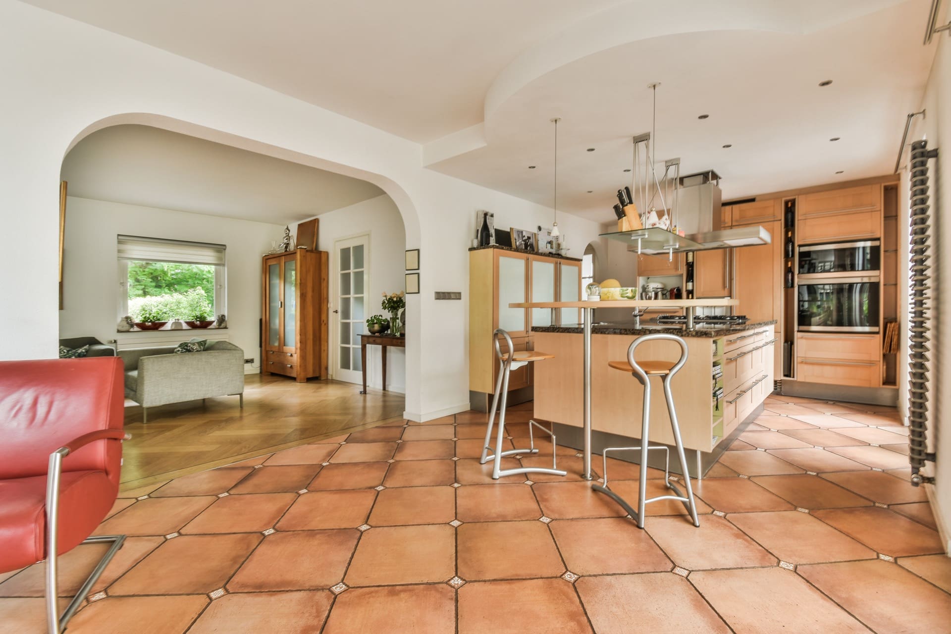 Carlisle PA flooring company built a modern kitchen with robust materials